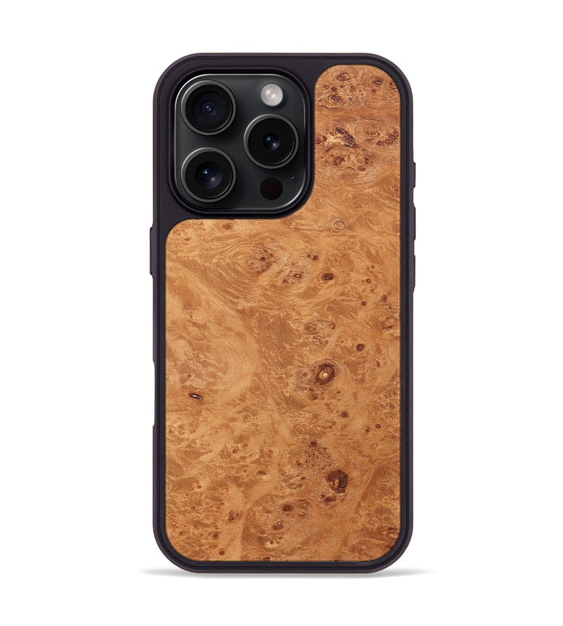iPhone 16 Pro Wood Phone Case - Leif (Wood Burl, 829095)