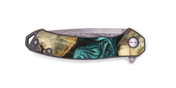 EDC Wood Pocket Knife - Frida (Green, 829160)