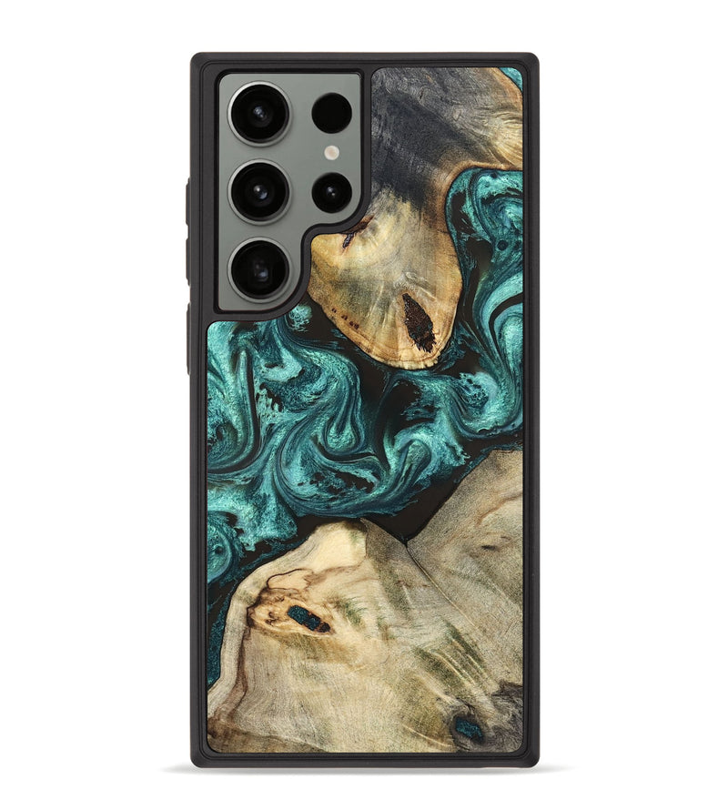 Galaxy S23 Ultra Wood Phone Case - Frida (Green, 829160)