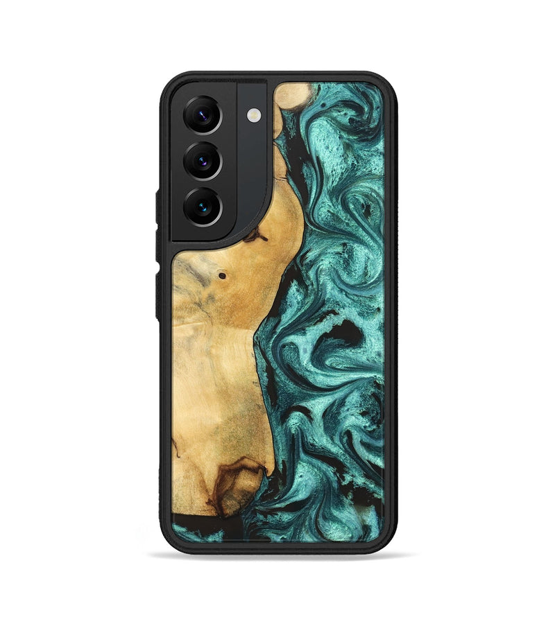 Galaxy S22 Wood Phone Case - Marcy (Green, 829164)