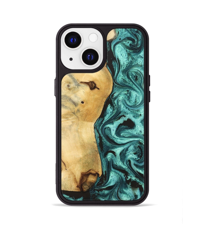 iPhone 13 Wood Phone Case - Marcy (Green, 829164)
