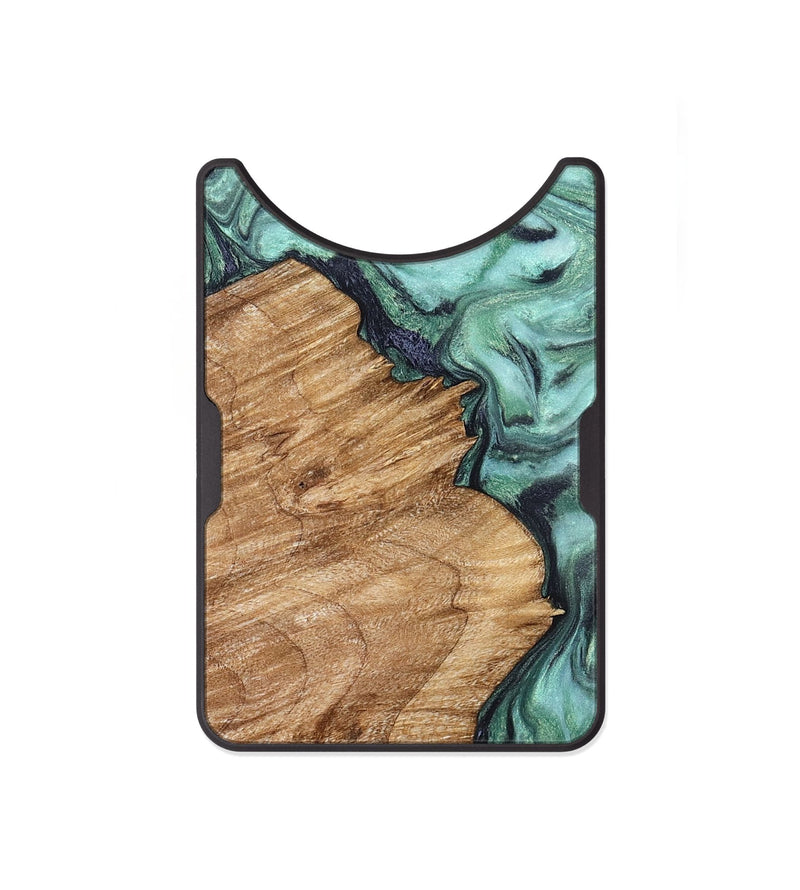 Alloy Wood Wallet - Della (Green, 829166)