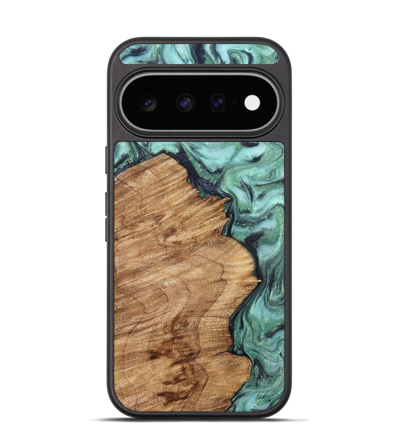 Pixel 11 Wood Phone Case - Della (Green, 829166)