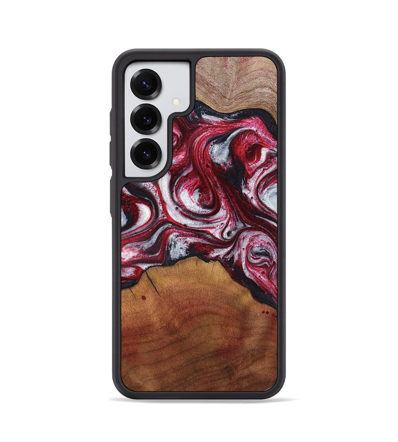 Galaxy S25 Wood Phone Case - Jaxxon (Red, 829171)