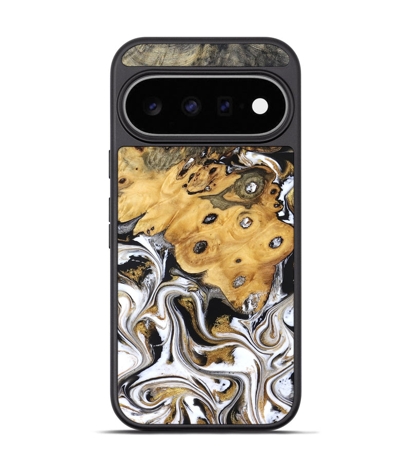 Pixel 11 Pro Wood Phone Case - Contina (Black & White, 829180)