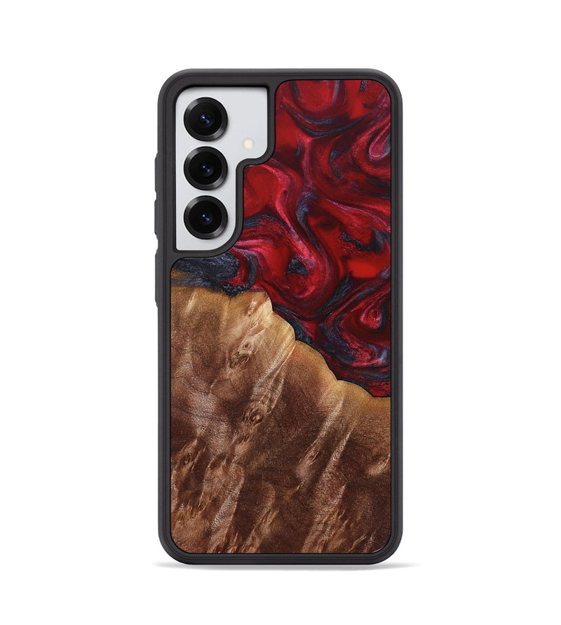Galaxy S25 Wood Phone Case - Gage (Red, 829194)