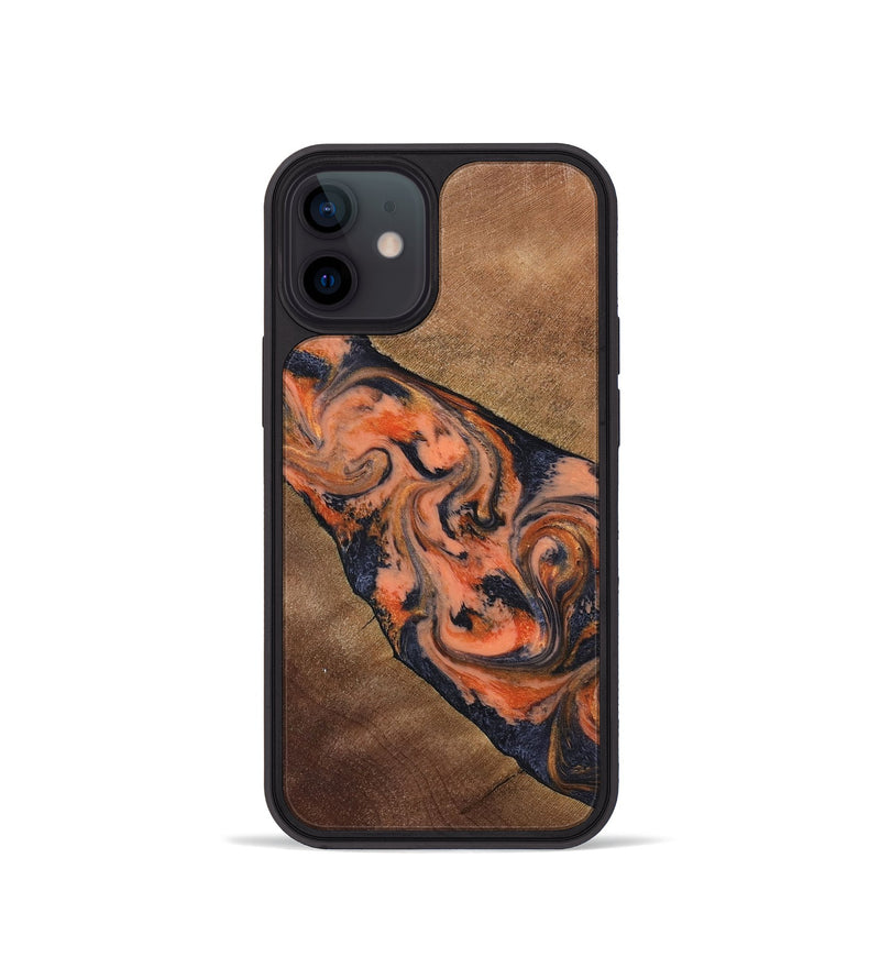 iPhone 12 mini Wood Phone Case - Ronny (Red, 829198)