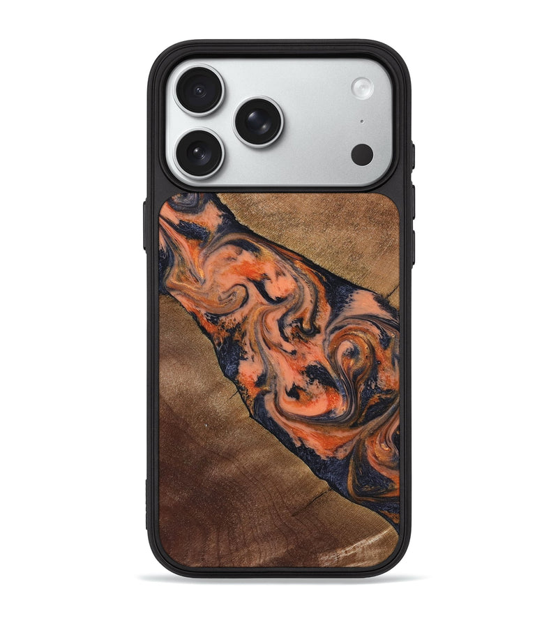 iPhone 18 Pro Max Wood Phone Case - Ronny (Red, 829198)