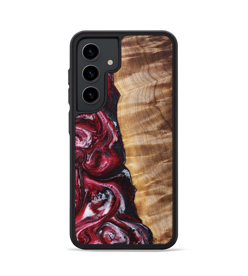 Galaxy S24 Wood Phone Case - Eileen (Red, 829201)