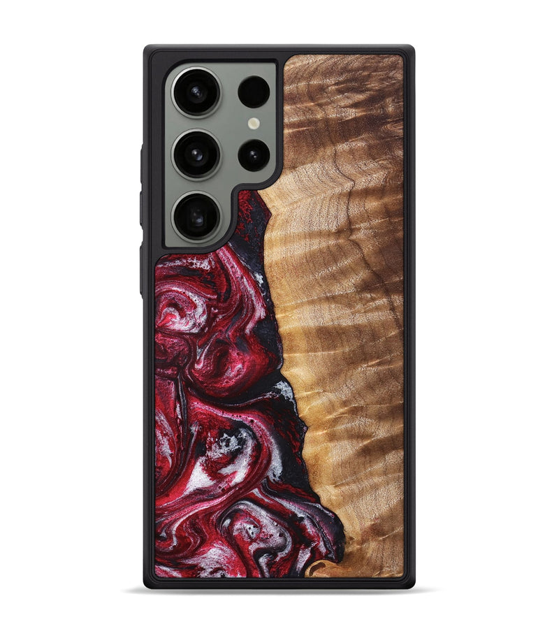 Galaxy S24 Ultra Wood Phone Case - Eileen (Red, 829201)