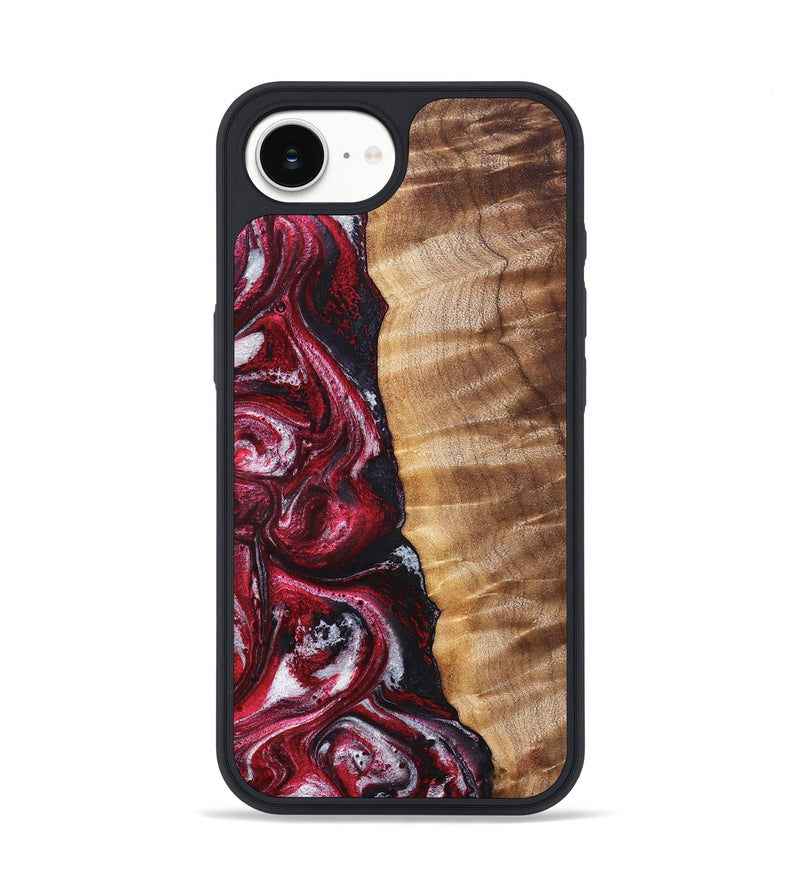 iPhone 16e Wood Phone Case - Eileen (Red, 829201)