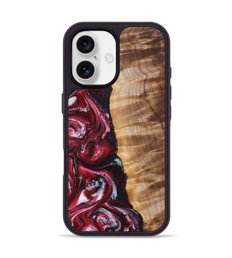 iPhone 17 Wood Phone Case - Eileen (Red, 829201)