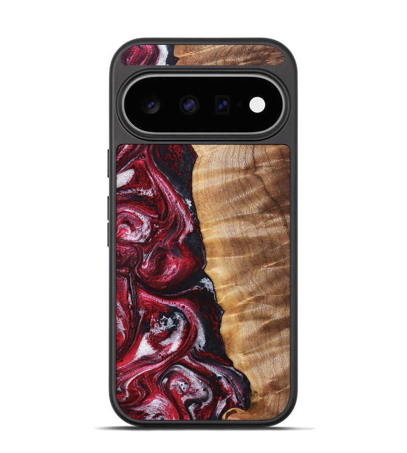 Pixel 11 Wood Phone Case - Eileen (Red, 829201)