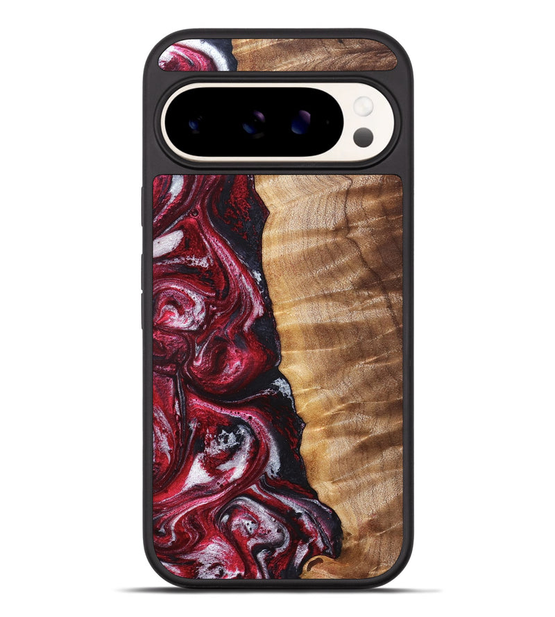 Pixel 9 Pro XL Wood Phone Case - Eileen (Red, 829201)