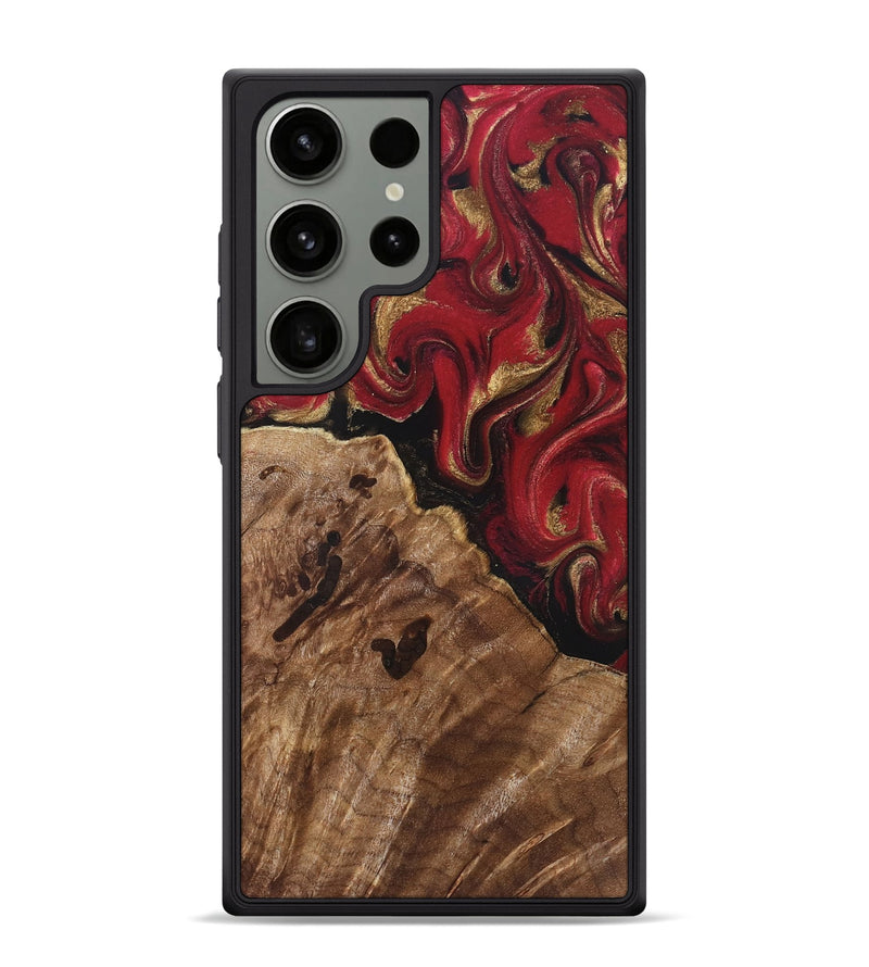 Galaxy S24 Ultra Wood Phone Case - Sondra (Red, 829202)