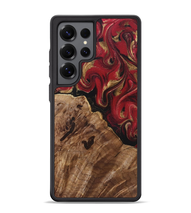 Galaxy S25 Ultra Wood Phone Case - Sondra (Red, 829202)