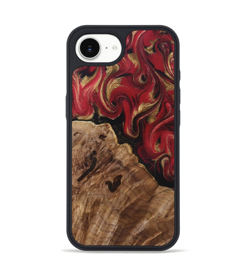 iPhone 17e Wood Phone Case - Sondra (Red, 829202)