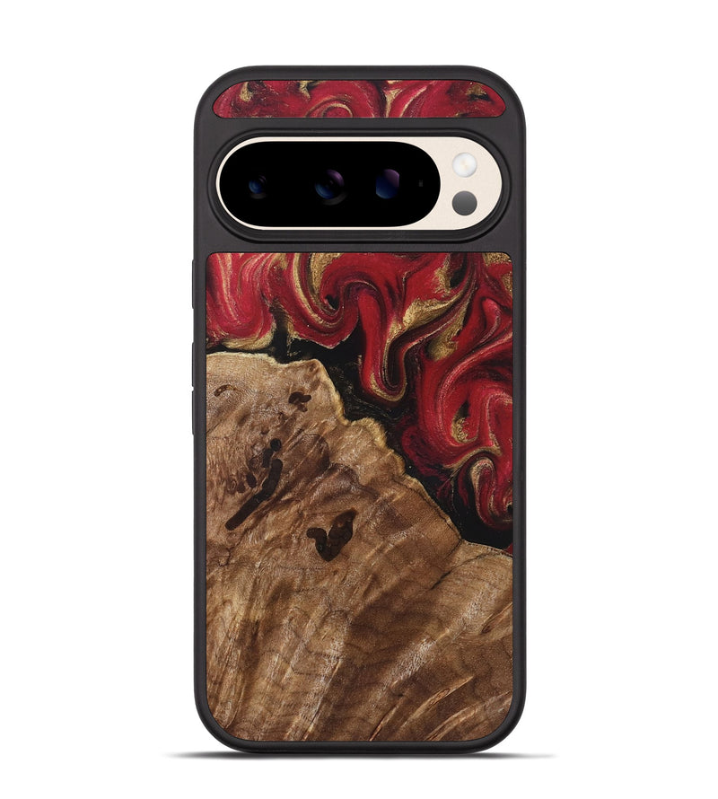 Pixel 10 Wood Phone Case - Sondra (Red, 829202)