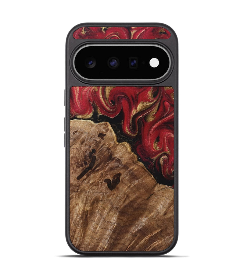 Pixel 11 Wood Phone Case - Sondra (Red, 829202)