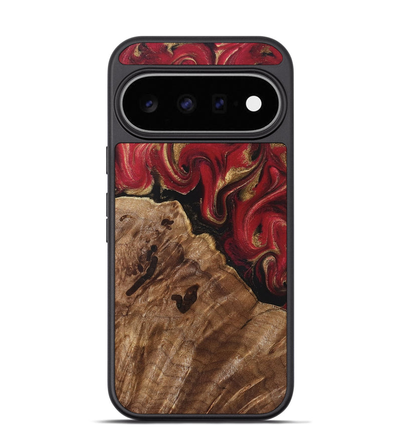 Pixel 11 Pro Wood Phone Case - Sondra (Red, 829202)