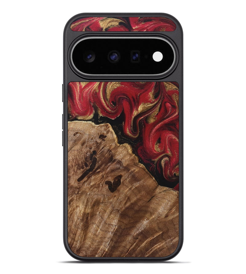 Pixel 11 Pro XL Wood Phone Case - Sondra (Red, 829202)
