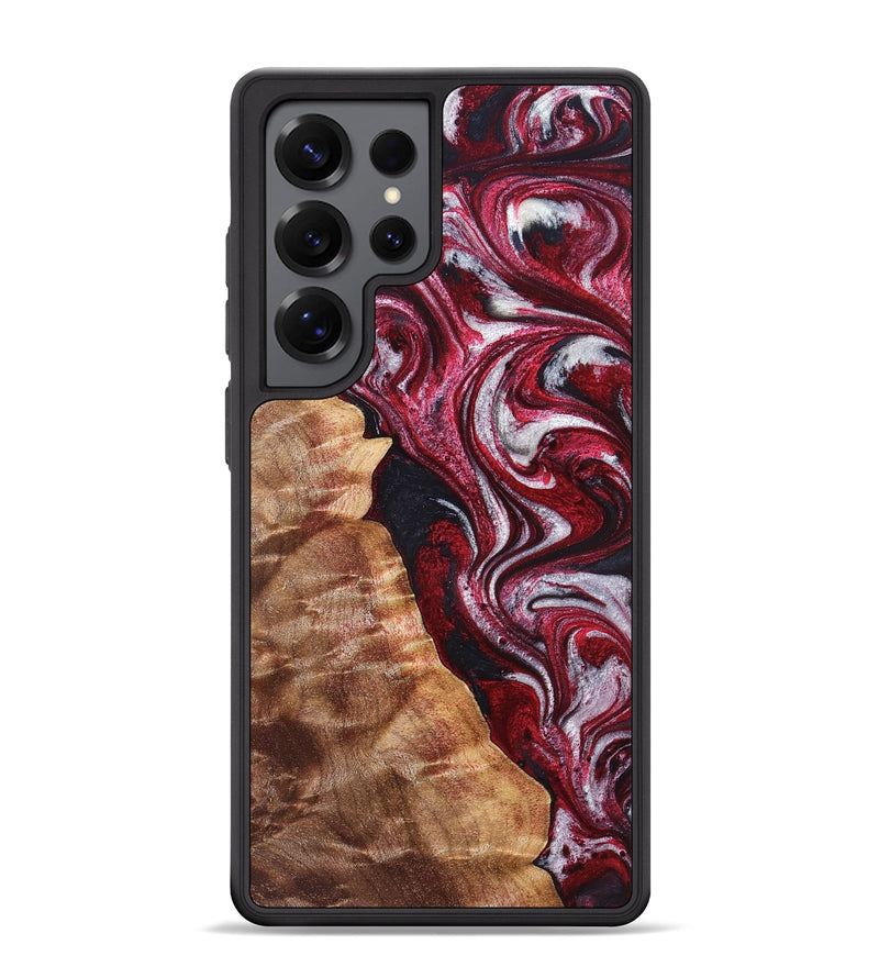 Galaxy S25 Ultra Wood Phone Case - Abigail (Red, 829204)