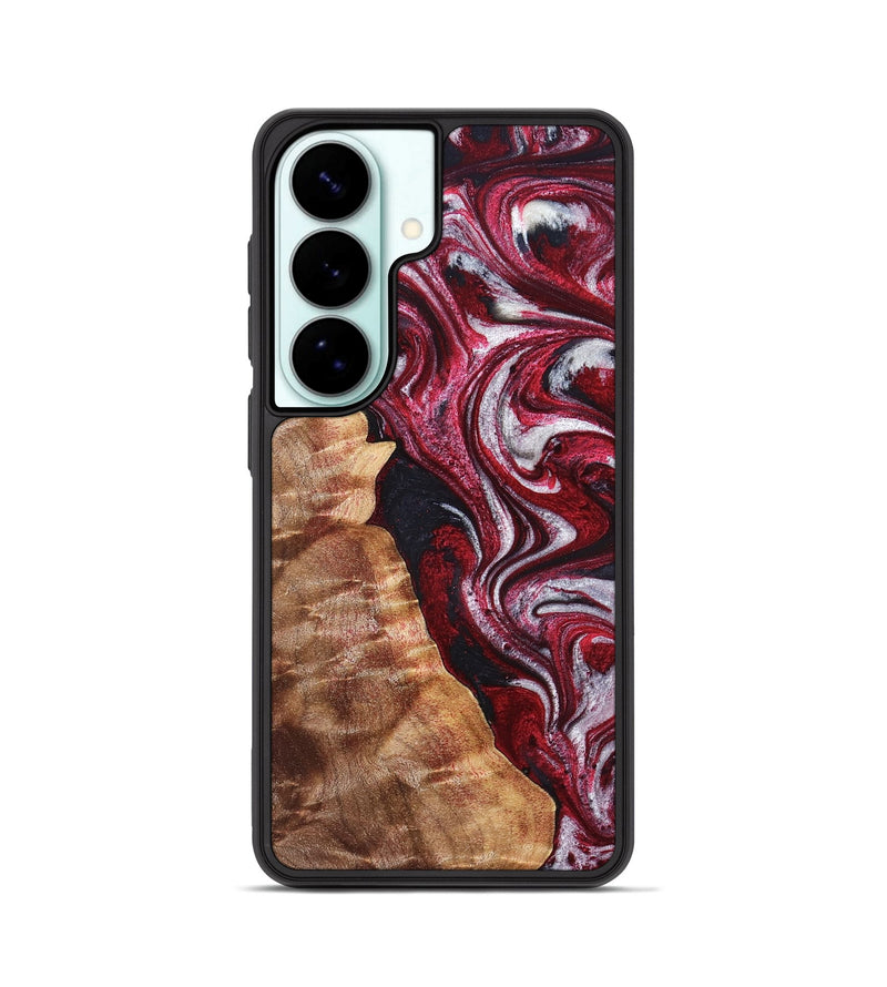 Galaxy S26 Wood Phone Case - Abigail (Red, 829204)