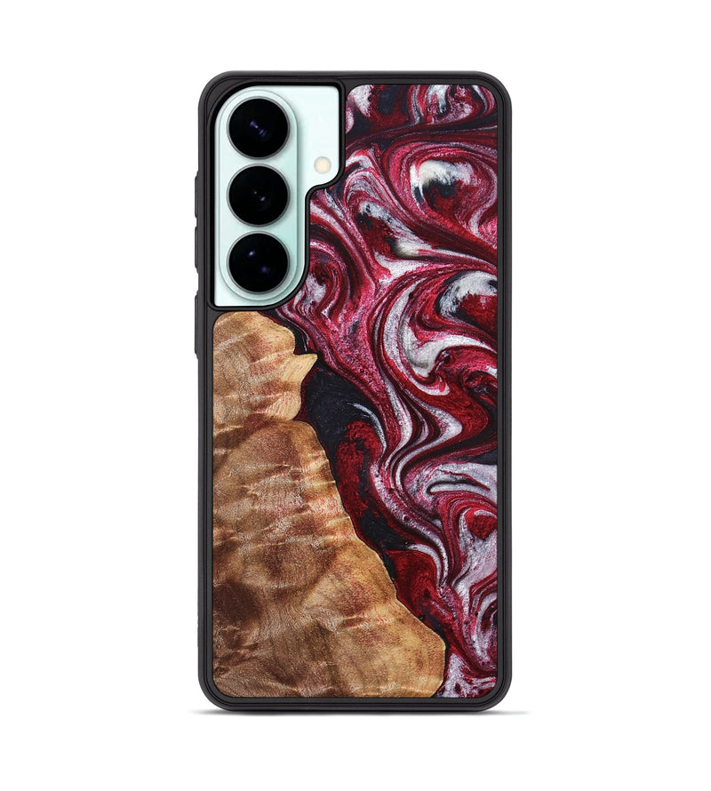 Galaxy S26 Plus Wood Phone Case - Abigail (Red, 829204)