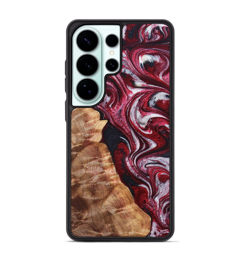 Galaxy S26 Ultra Wood Phone Case - Abigail (Red, 829204)