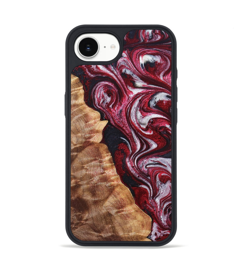 iPhone 16e Wood Phone Case - Abigail (Red, 829204)