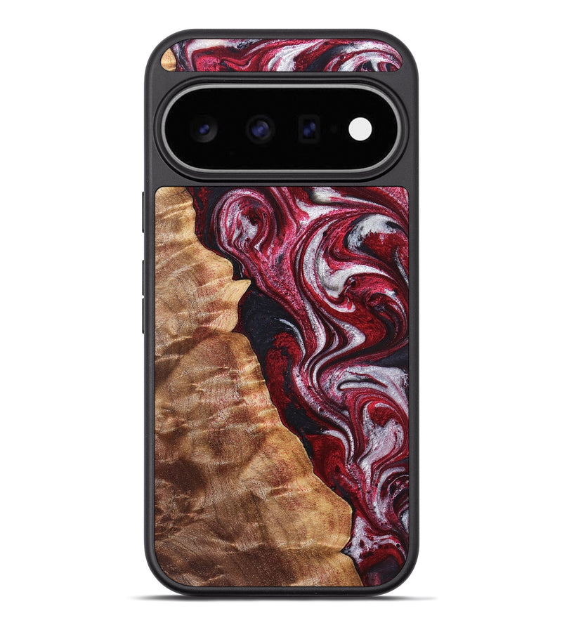 Pixel 11 Pro XL Wood Phone Case - Abigail (Red, 829204)