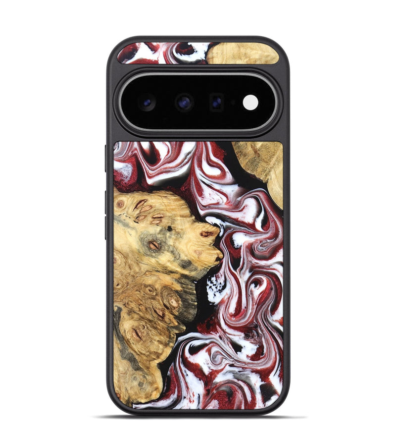 Pixel 11 Pro Wood Phone Case - Carlton (Red, 829205)