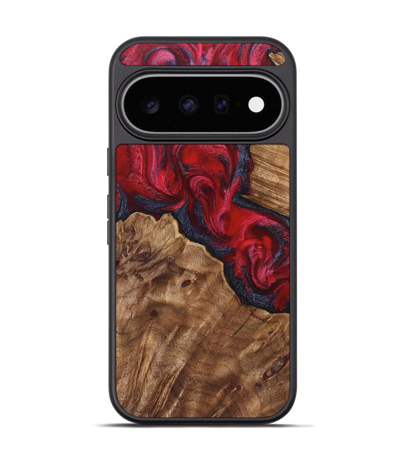 Pixel 11 Pro Wood Phone Case - Brycen (Red, 829206)