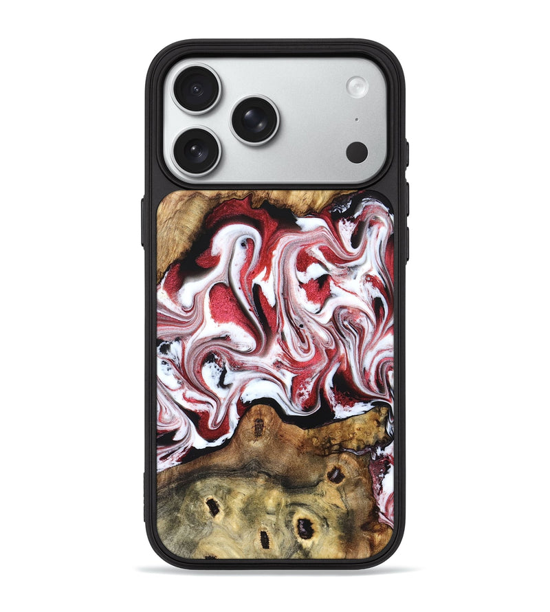 iPhone 18 Pro Max Wood Phone Case - Shepard (Red, 829208)