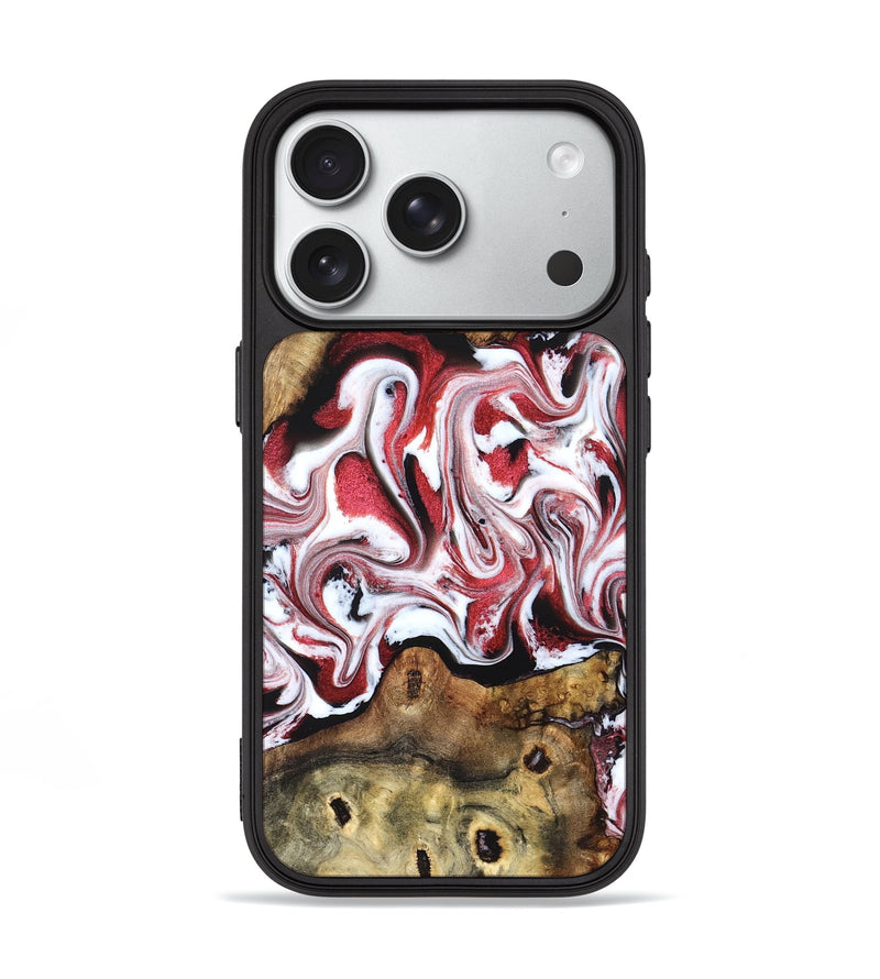 iPhone 18 Pro Wood Phone Case - Shepard (Red, 829208)