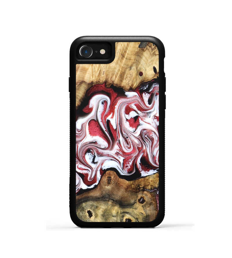iPhone SE Wood Phone Case - Shepard (Red, 829208)