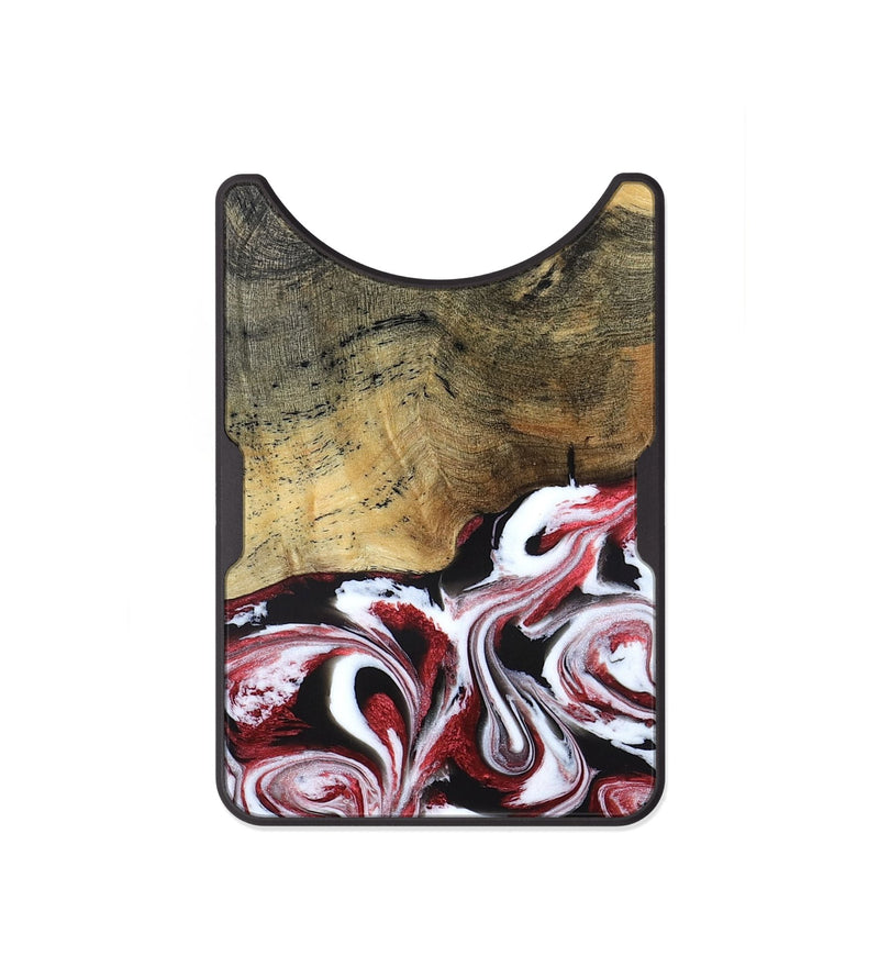 Alloy Wood Wallet - Zachery (Red, 829211)