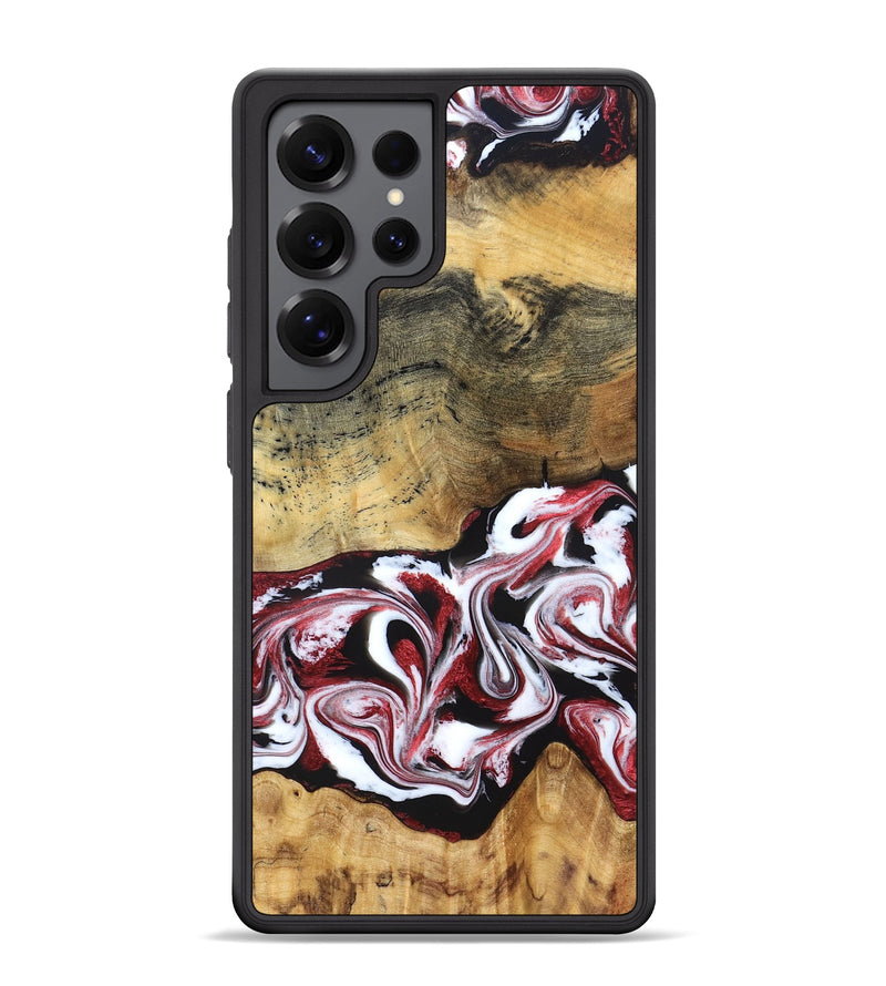 Galaxy S25 Ultra Wood Phone Case - Zachery (Red, 829211)