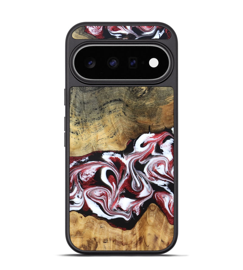 Pixel 11 Pro Wood Phone Case - Zachery (Red, 829211)
