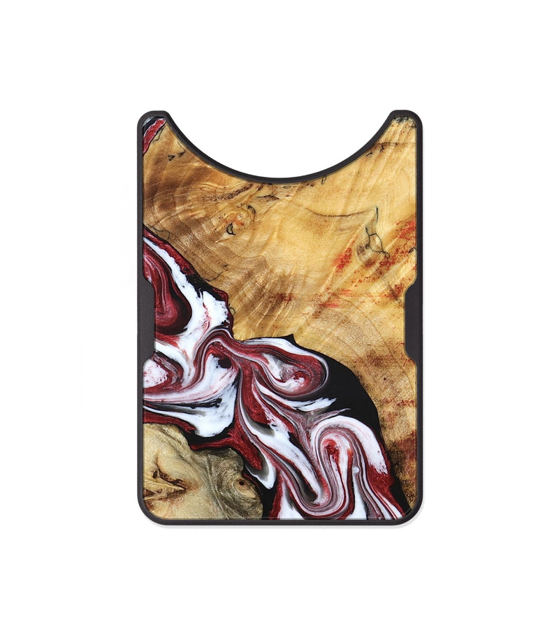 Alloy Wood Wallet - Sky (Red, 829213)
