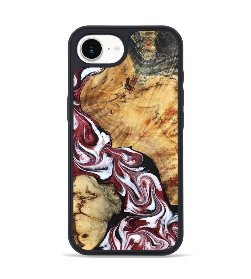 iPhone 17e Wood Phone Case - Sky (Red, 829213)