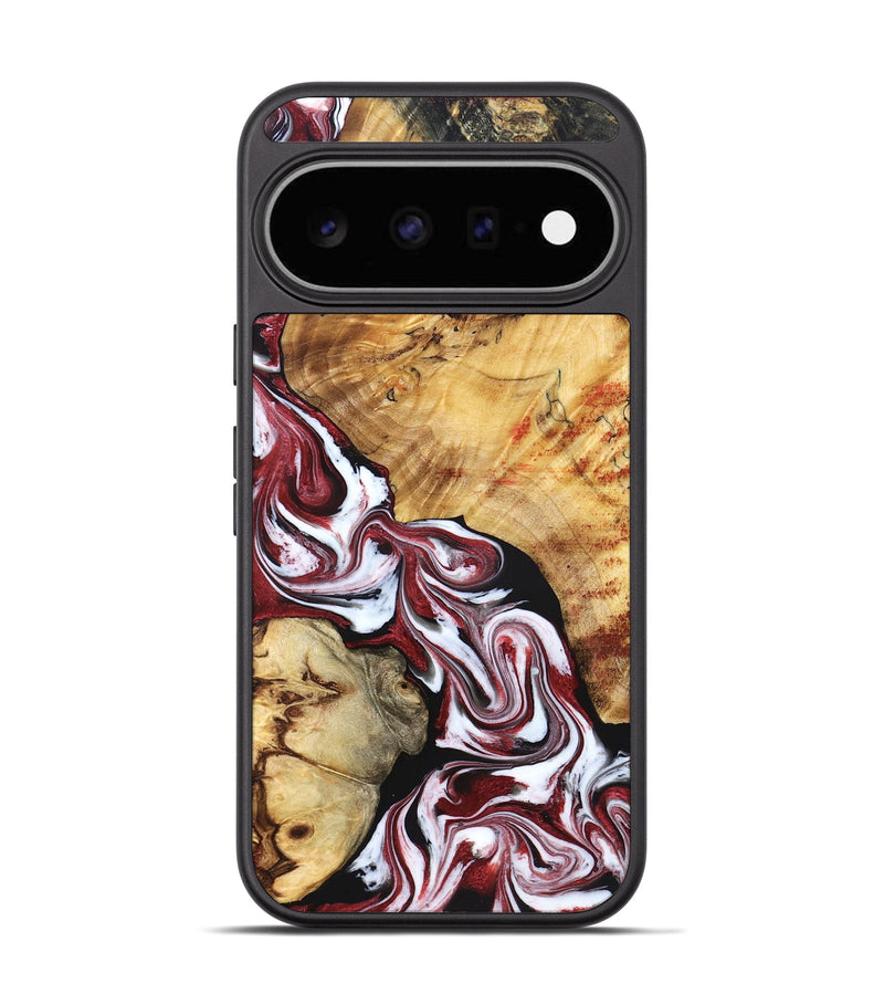 Pixel 11 Wood Phone Case - Sky (Red, 829213)
