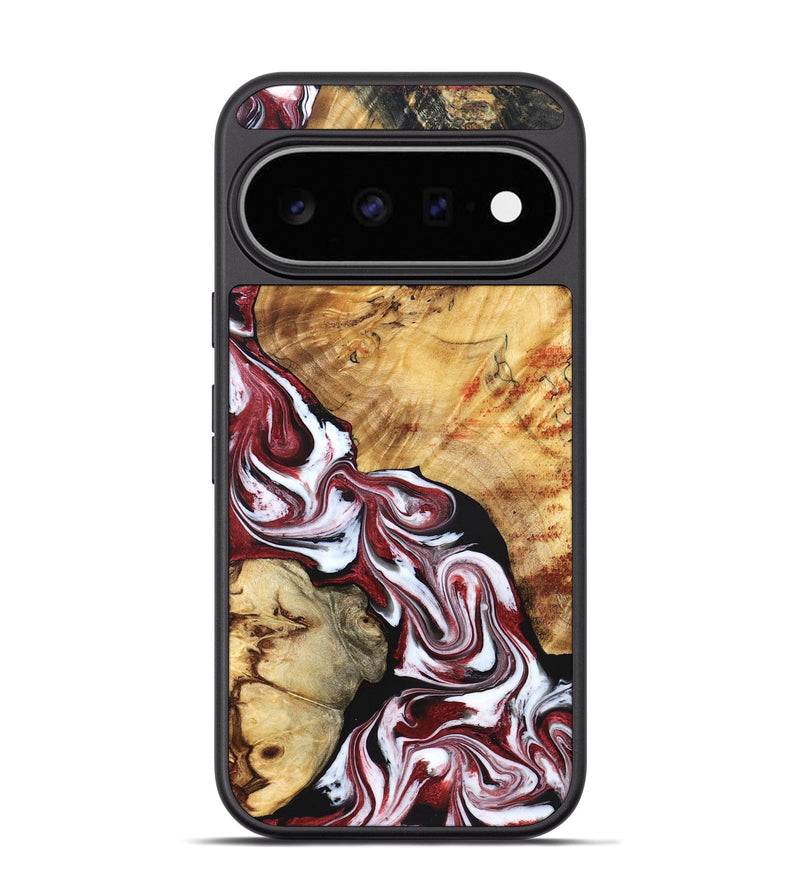 Pixel 11 Pro Wood Phone Case - Sky (Red, 829213)