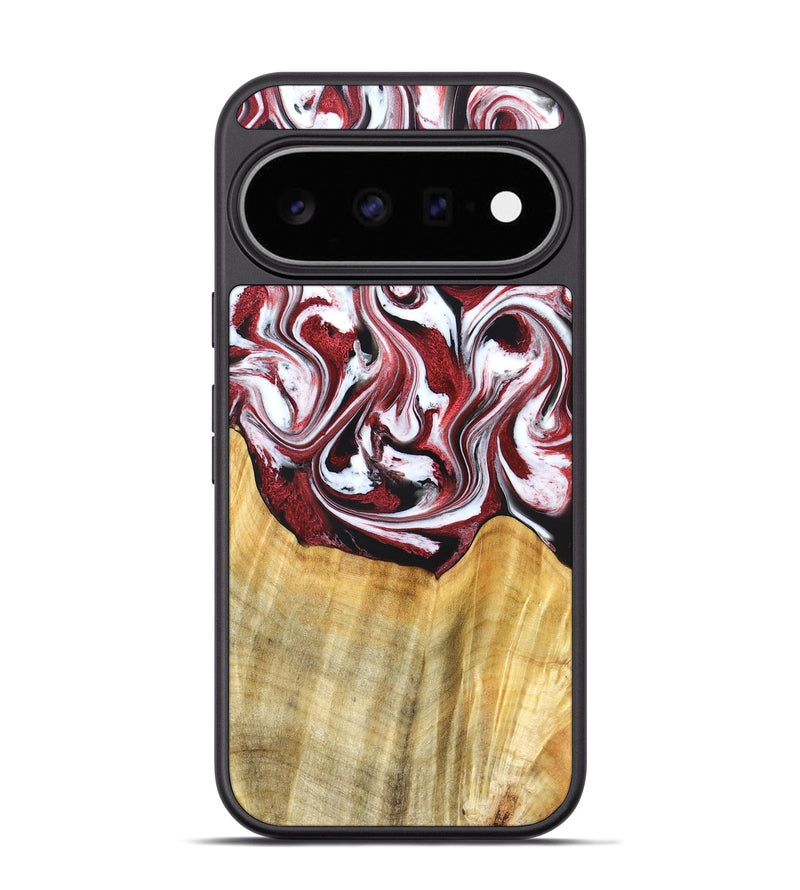 Pixel 11 Pro Wood Phone Case - Dangelo (Red, 829215)