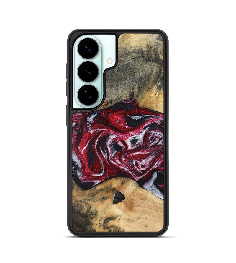 Galaxy S26 Wood Phone Case - Luvenia (Red, 829217)