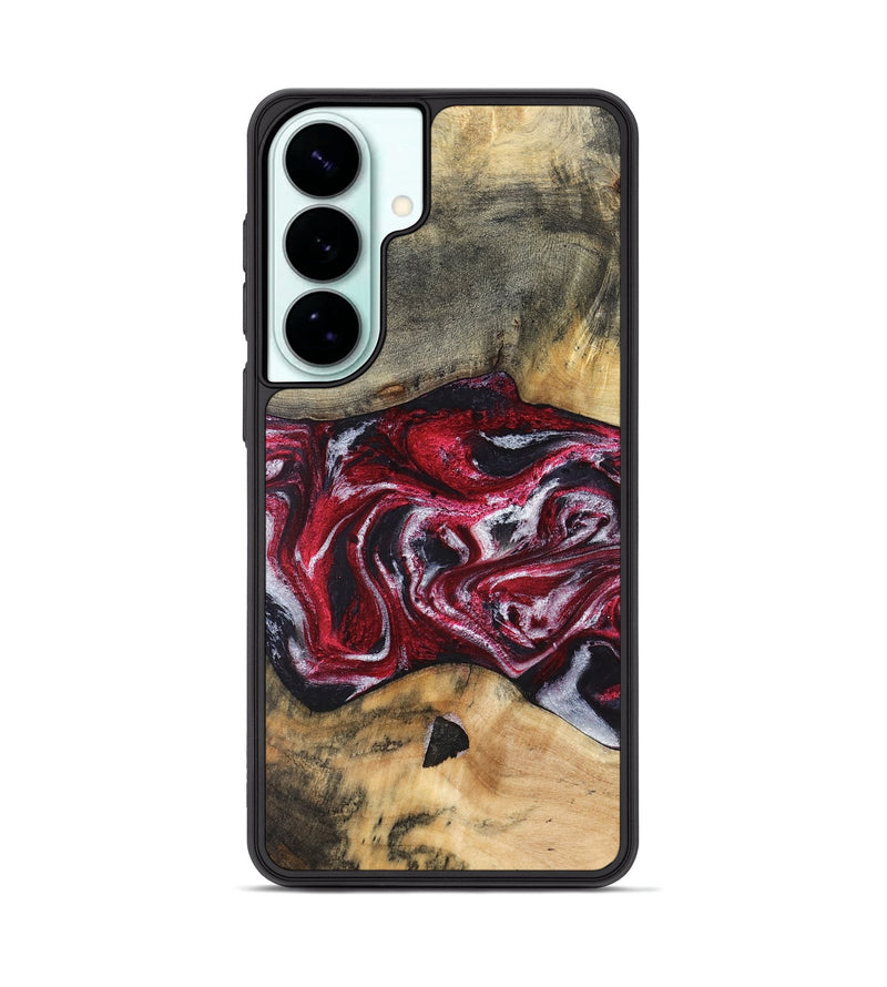 Galaxy S26 Plus Wood Phone Case - Luvenia (Red, 829217)