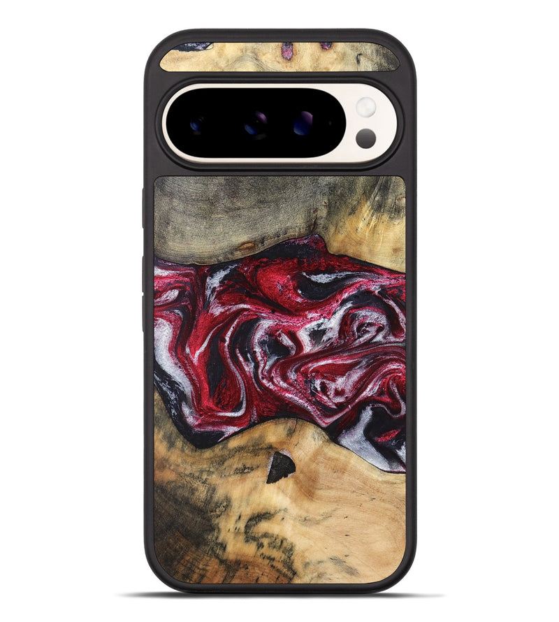 Pixel 10 Pro XL Wood Phone Case - Luvenia (Red, 829217)
