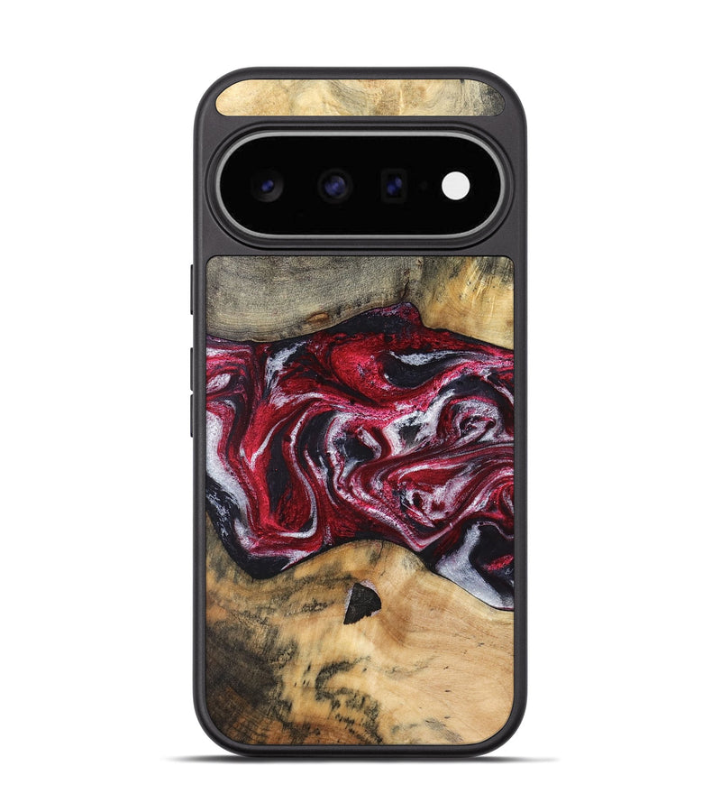 Pixel 11 Wood Phone Case - Luvenia (Red, 829217)