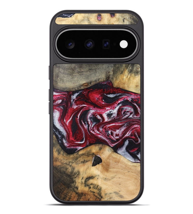 Pixel 11 Pro XL Wood Phone Case - Luvenia (Red, 829217)