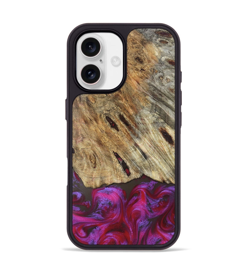 iPhone 17 Wood Phone Case - Emelia (Red, 829219)